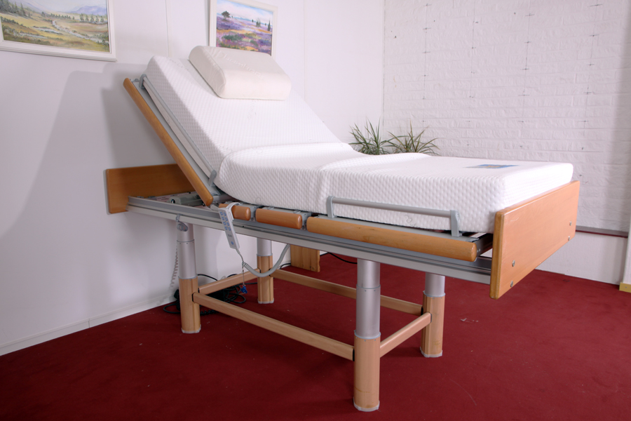 Hoog-laag bed qqq983 Belletto 3080 NN 90 x 220 zorgbed van Völker EXTRA LANG!